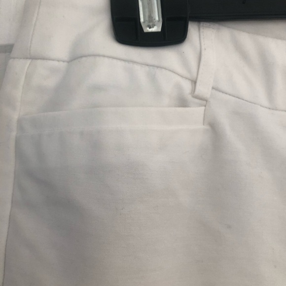 Dalia Crisp White Tapered  Crop Size 10 Trousers - Picture 10 of 12